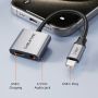 USB C to Aux 3.5mm 2in1 dengan PD Audio Adapter Converter