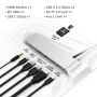 Hub 8In1 HDMI USB-A USB-C PD TF SD Audio 3.5mm w/ Laptop Stand