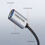 Kabel USB 3.0 Male to Female Extension Perpanjangan USB High Speed