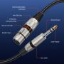 Kabel Audio XLR Microphone To Jack Aux 6.5mm Male to XLR Female