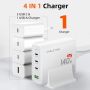 Adaptor Desk Charger 4In1 GaN 140W Charging Station for Laptop Macbook