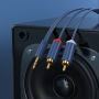 Kabel Aux 3.5mm Male to 2 RCA Male 