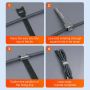 Kabel Winder Ties Nylon Blended with Buckle