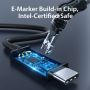 Kabel USB-C 4K Thunderbolt 3 PD 100W Fast Charge
