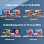10 In 1 USB C Dual HDMI 4K Docking Station Ethernet 100W PD w/ Multi Screen