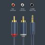Kabel Aux 3.5mm Male to 2 RCA Male 