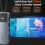 10 In 1 USB C Dual HDMI 4K Docking Station Ethernet 100W PD w/ Multi Screen