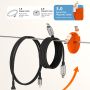 Kabel Magnetic USB-C Flat 100W 1M Fast Charging for iPhone 15/16/17 MacBook iPad Android Phone