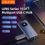 10 In 1 Multi USB C Hub Adapter 4K with VGA and HDMI Ethernet