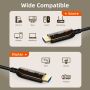 Kabel HDMI Fiber Optic Active 2.1 8K60Hz 48Gbps HDR 120M 150M 200M