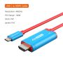 Kabel USB Type C to HDMI Converter 4K60Hz w/ Power Untuk NES Switch