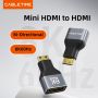 Adapter Mini HDMI Male to HDMI Female Converter Bidirectional 8K 