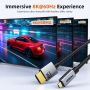 Kabel Micro HDMI ke HDMI Male Mendukung 8K 4K HDR 60Hz untuk Kamera & GoPro