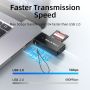 USB 3.0 A to SD Card Reader Data Transfer
