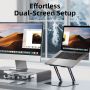 Adjustable Height Laptop Stand Aluminum for 17 inch Laptop MacBook