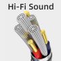  Kabel Aux 3.5mm 90 Degree Right Angle Audio Aux Male to Male