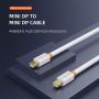 Kabel Mini DisplayPort Male to Male 4K Thunderbolt 2 Untuk Gaming Cable