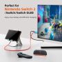 Kabel USB C to HDMI 4K144Hz w/ Power for NES Switch Oled 2