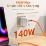 GaN USB C Wall Charger 150W for Laptop Macbook Phone