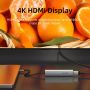 6In1 USB C Hub with HDMI and 100W Power Delivery for Macbook Pro Air
