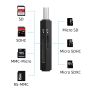 USB 3.0 A to SD Card Reader Data Transfer