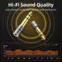 Jack Aux 3.5mm Female to 6.5mm Male Adapter for Audio & Music Equipment
