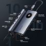 10 In 1 Multi USB C Hub Adapter 4K with VGA and HDMI Ethernet