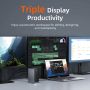 16 In 1 Docking Station Hub HDMI DP USB PD SD TF Ethernet LAN RJ45