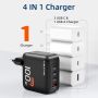 Adaptor GaN Charger 100W 4 Port PD Fast Charging
