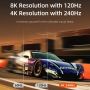 Kabel DP 2.1 Displayport Male to Male 16K60Hz Braided Untuk Gaming