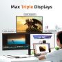 10 In 1 USB C Hub HDMI USB Ethernet SD TF MST for Macbook Pro