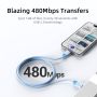 Kabel Data Fast Charger USB-C to C PD 100W USB Type C