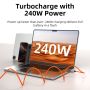 Kabel USB Type-C Magnetic PD 240W 5A Fast Charging