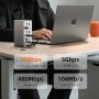 16 In 1 Docking Station Hub HDMI DP USB PD SD TF Ethernet LAN RJ45