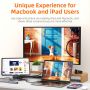 8 In 1 USB-C Docking Station Hub 4K PD SD TF untuk iPad Pro Air