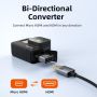 Adapter Micro HDMI Male to HDMI Female Converter Bidirectional 8K 