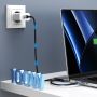 Converter USB C to Dual DisplayPort DP 4K USB PD Premium