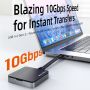 Enclosure SSD USB-C to NVMe SSD 10Gbps Magnetic