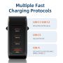 Adaptor GaN Charger 100W 4 Port PD Fast Charging