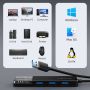 Multiport USB Hub 3.0 High Speed with Power Untuk Windows Mac Linux