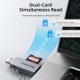 Card Reader USB Type C TF SD Super Speed Data Sync
