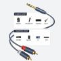 Kabel Aux 6.5mm to RCA Cable Jack Aux 6.5mm to 2-RCA Stereo