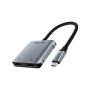 Converter USB C to Dual DisplayPort DP 4K USB PD Premium