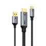 Converter HDMI to USB C 4K60Hz w/ Power