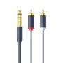 Kabel Aux 6.5mm to RCA Cable Jack Aux 6.5mm to 2-RCA Stereo