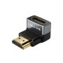 8K HDMI 2.1 Adapter Male to Female 90 Degree 270 Degree Left and Right Angle for TV