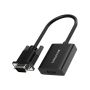 VGA to HDMI Adapter Converter 1080p dengan USB Audio & Power