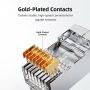 Konektor RJ45 Cat6 FTP Modular Ethernet Gigabit 10 50Pcs 100Pcs