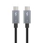 Kabel USB-C 4K Display Thunderbolt 3 PD 100W Pengisian Cepat