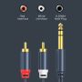 Kabel Aux 6.5mm to RCA Cable Jack Aux 6.5mm to 2-RCA Stereo